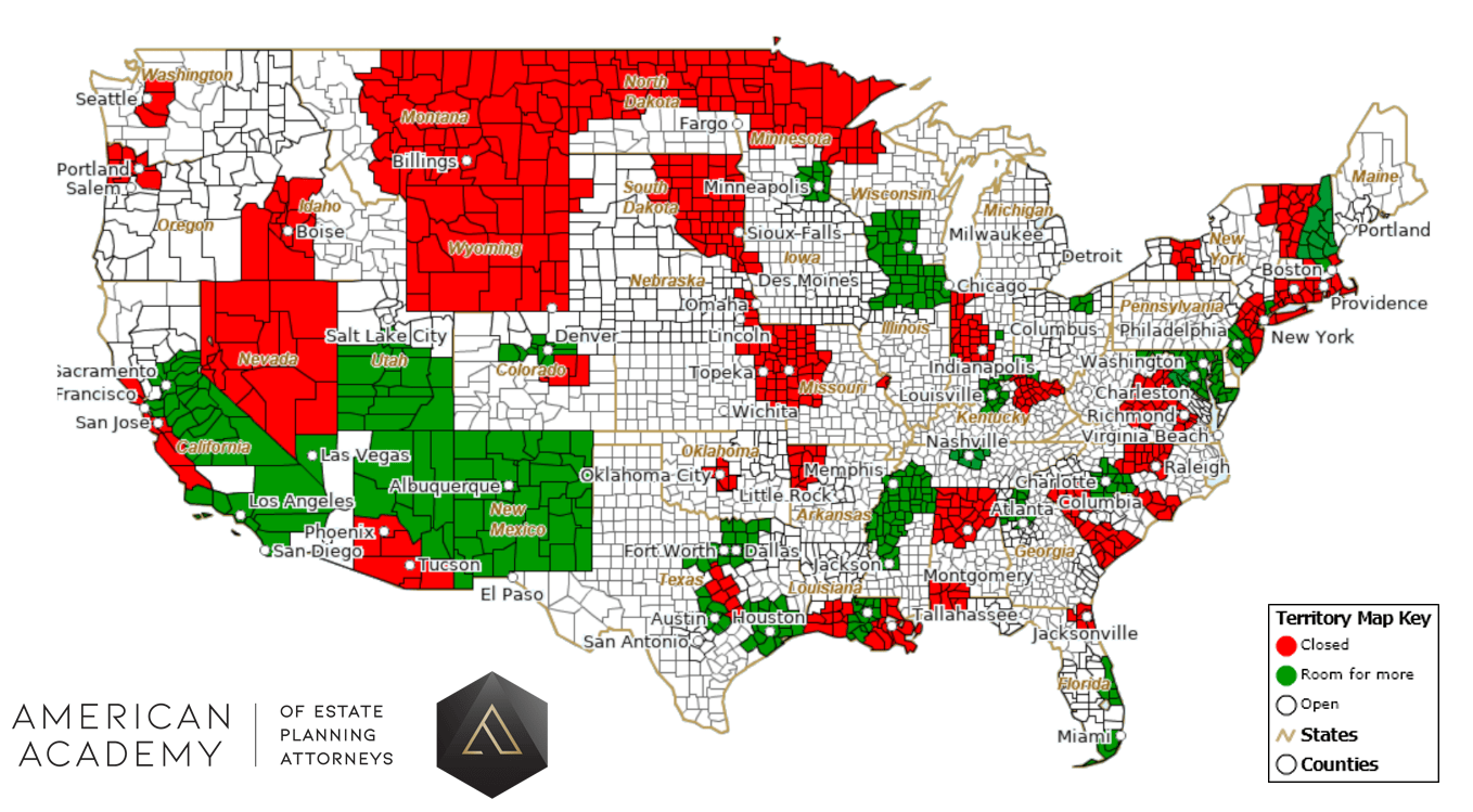 Academy Territory Map